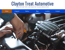 Tablet Screenshot of claytontreatauto.com